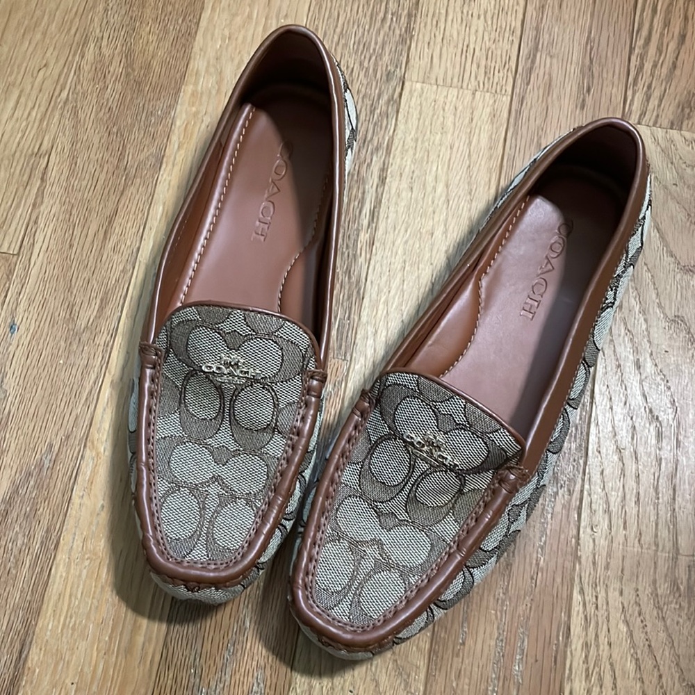 Very lightly used Coach slip ons - size 8B